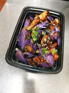 V10. Stir-Fried Eggplant in Garlic Sauce Image