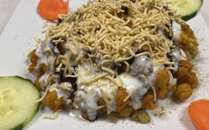 Vegetable Samosa Chaat Image