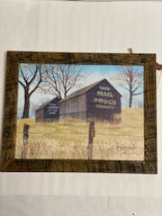 Treat yourself Wood framed canvas Image
