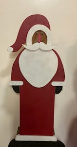 Wooden Standing Santa Image