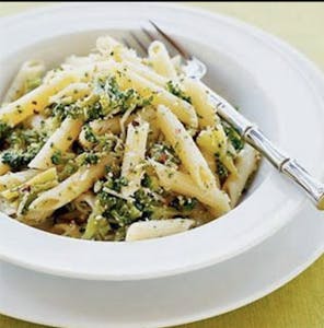Spaghetti w/ Garlic, Olive Oil & Broccoli (Catered) Image