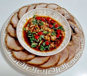 Pork Picnic Shoulder Salad w/ Cucumber 肘花拍黄瓜 Image