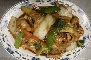 Sliced Chicken with Mixed Vegetables Image