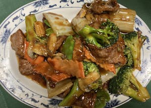 Sliced Beef with Mixed Vegetables Image