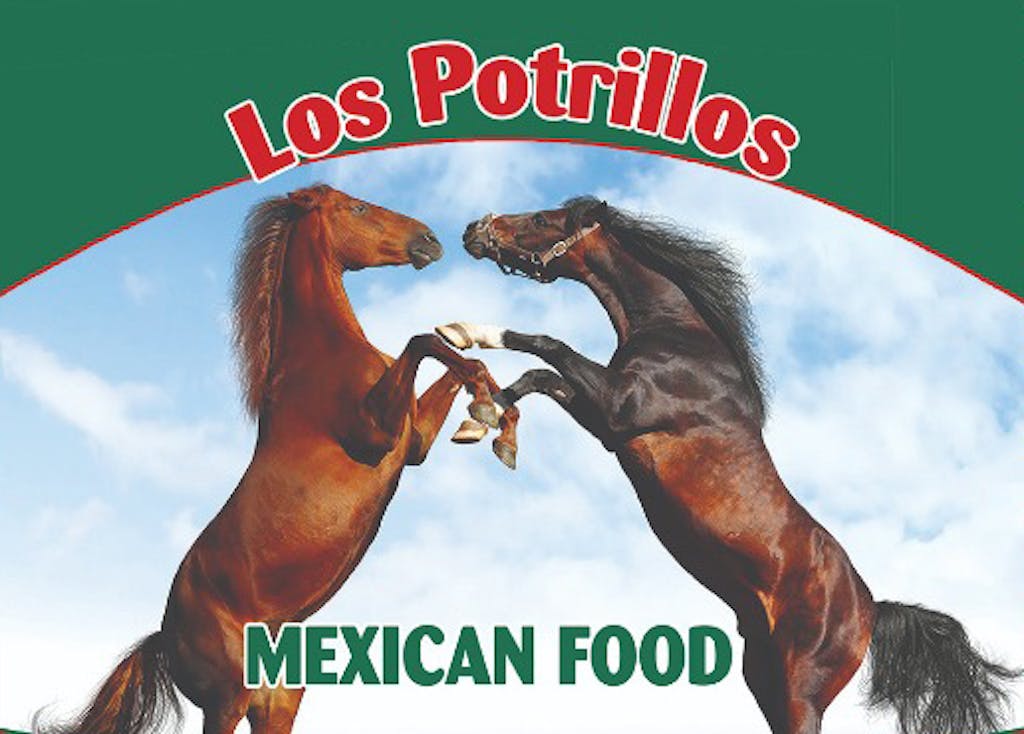 Los Potrillos Food Truck Logo