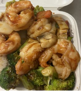 C19. Shrimp with Mixed Vegetables Image