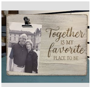 PHOTO HOLDER "TOGETHER IS THE BEST PLACE TO BE" Image