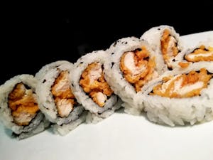 Chicken Tempura Roll or Chicken Teriyaki Roll Image