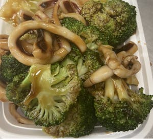 82a. Squid with Broccoli Image