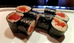 Spicy Tuna Roll or Spicy Salmon Roll Image
