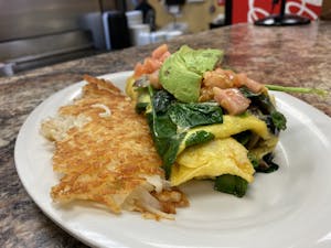 11. Spinach & Bacon 3 Egg Omelet Image