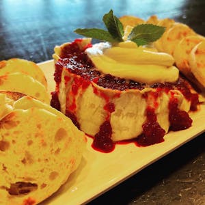 Warmed Brie with Seasonal Compote Image