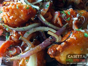 Bacon Apple Butter Wings Image