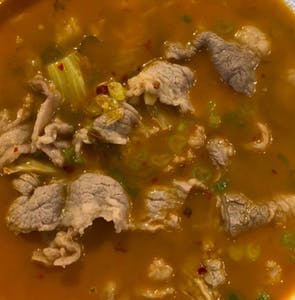 256. Stir-Fried Beef with Pickled Cabbage (Soup Style) 酸汤肥牛 Image
