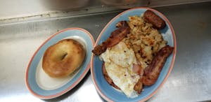 Order Two Eggs, Any Style with Bacon food online from The Classic Diner store, Richmond Hill on bringmethat.com