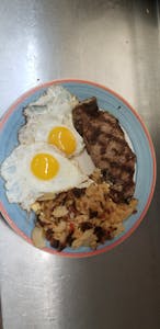 Order NY Boneless Strip Steak & Two Eggs food online from The Classic Diner store, Richmond Hill on bringmethat.com