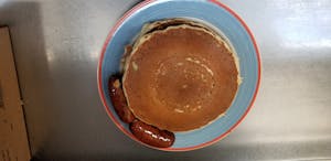Order Pancakes with Ham food online from The Classic Diner store, Richmond Hill on bringmethat.com