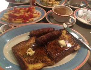 Order French Toast with Sausage food online from The Classic Diner store, Richmond Hill on bringmethat.com