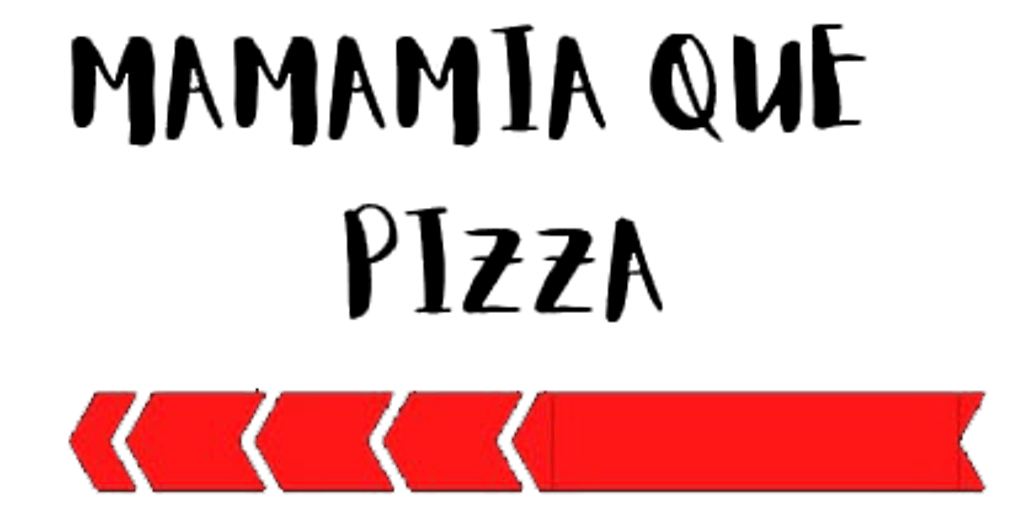 Mamamia Que Pizza Logo