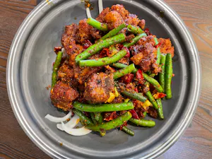 Pork Ribs in Dried Pot 干锅排骨(辣)