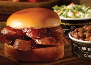 Sausage Classic Sandwich Plate Image