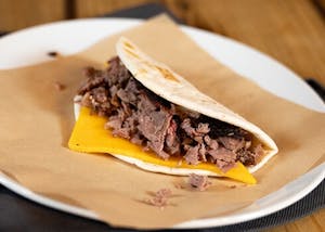 Brisket & Cheese Taco Image