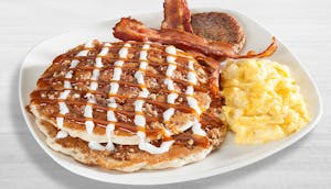 Order Ultimate Pancake Combo (920-2000 cal) food online from Jimmy Egg store, Tahlequah on bringmethat.com