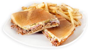 Order Cuban Sandwich (780 cal) food online from Jimmy Egg store, Tahlequah on bringmethat.com