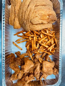Order Tray 1 (Serves 4-5 People) food online from GJ Fish & Chicken store, Kansas City on bringmethat.com