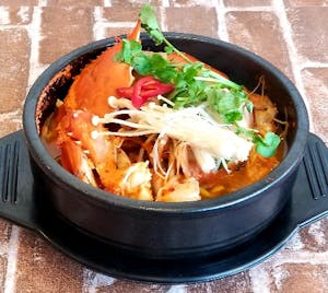 Order 꽃게탕 (Crab soup) food online from Jang Dok Dae Korean store, Queens on bringmethat.com