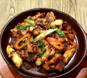Order 간장 닭구이 (Marinated with soy sauce BBQ CHICKEN) food online from Jang Dok Dae store, Queens on bringmethat.com