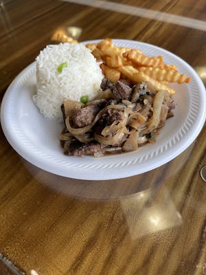 Carne Asada + Salad & A Botle Coke