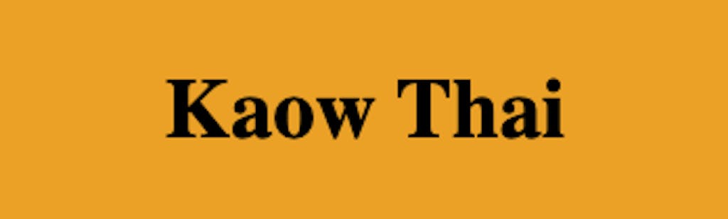 Kaow Thai Restaurant and Sushi Bar Logo