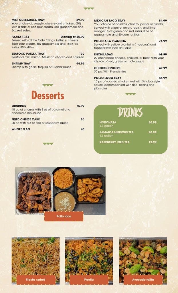 Catering The Avocado Mexican Grill