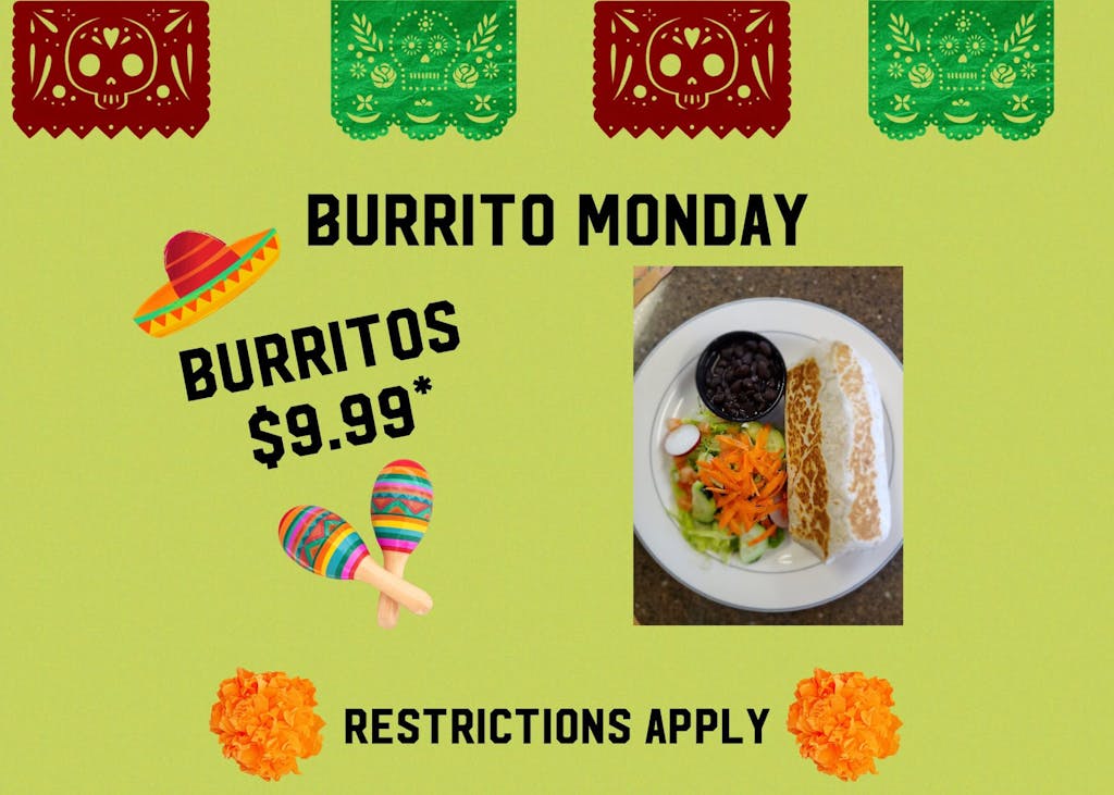Specials The Avocado Mexican Grill