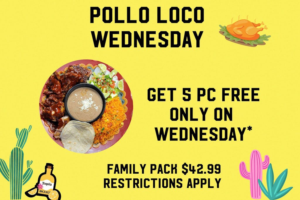 Specials The Avocado Mexican Grill