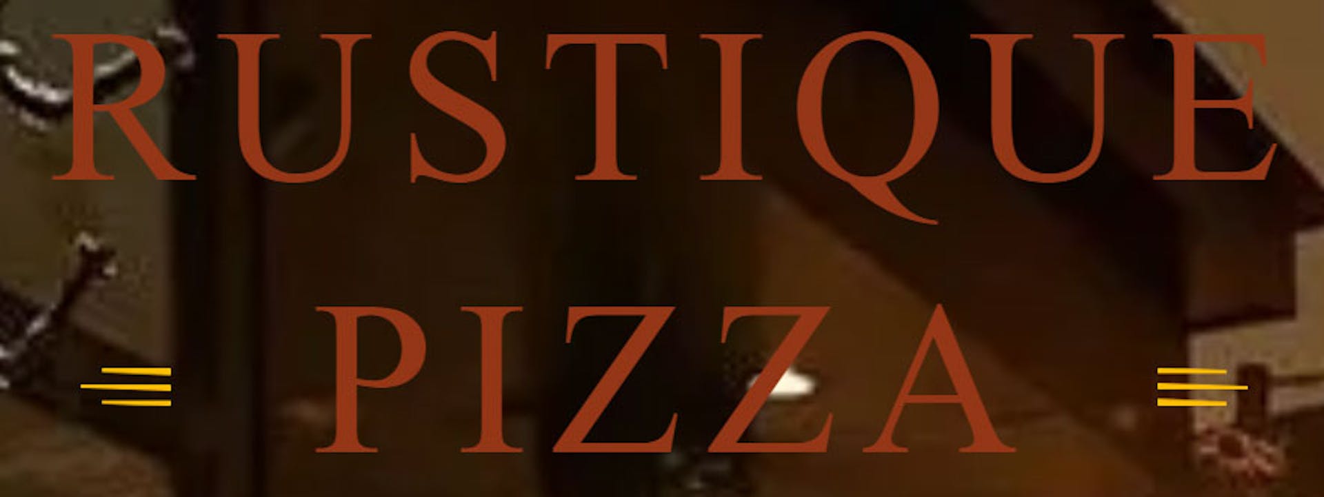 Rustique Pizza
