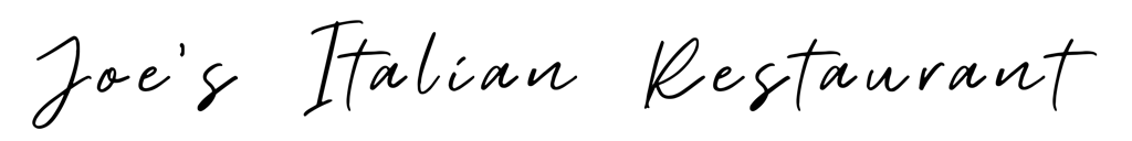 Joe's Italian Restaurant Logo