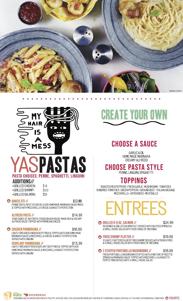 Menu Stoned Pizza Kitchen