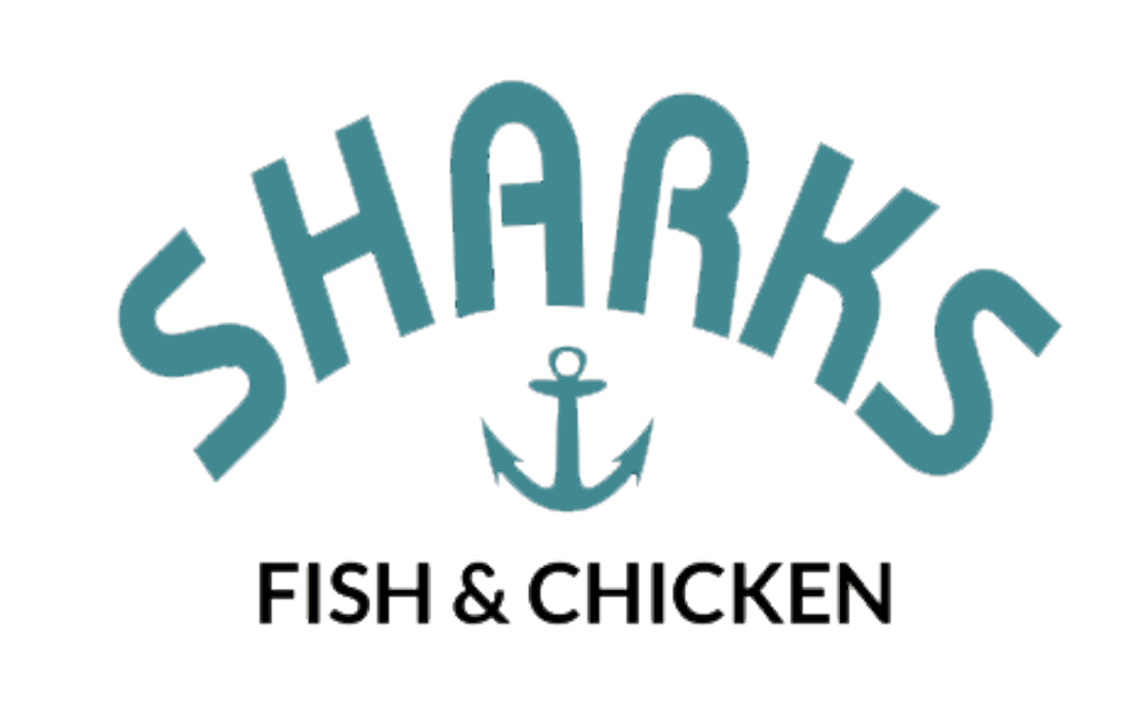 Sharks Fish and Chicken Logo