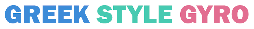 Greek Style Gyro Logo