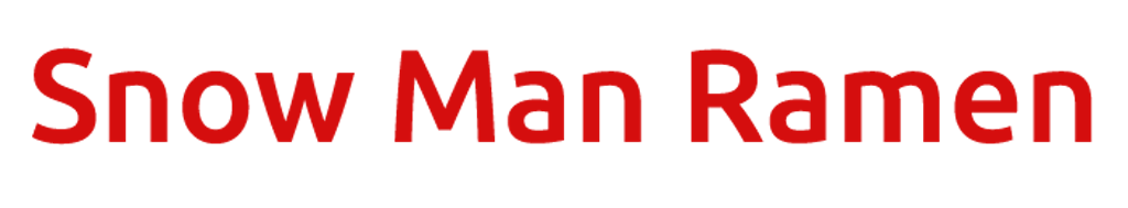 Snow Man Ramen Logo