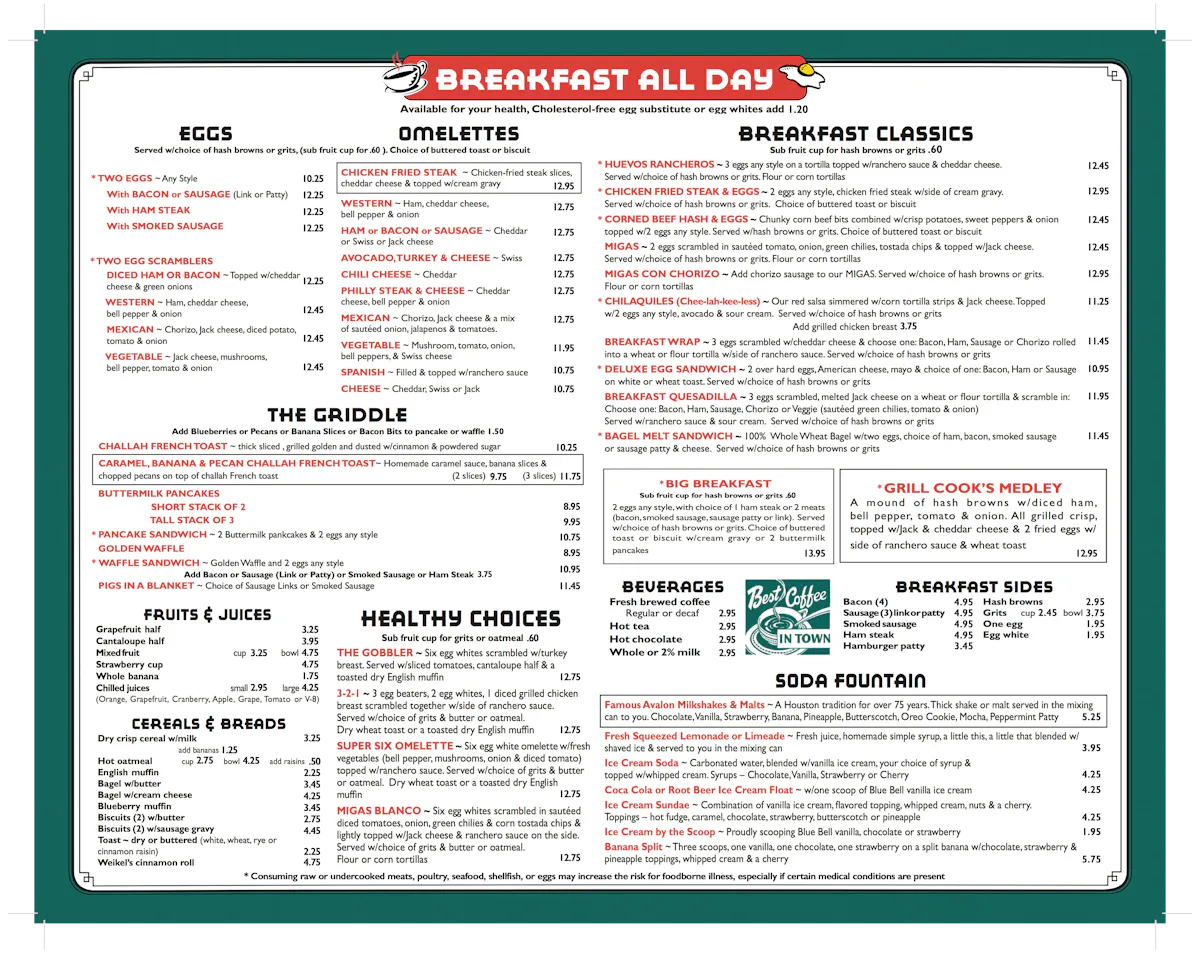 Menu Avalon Diner menu-avalon-diner