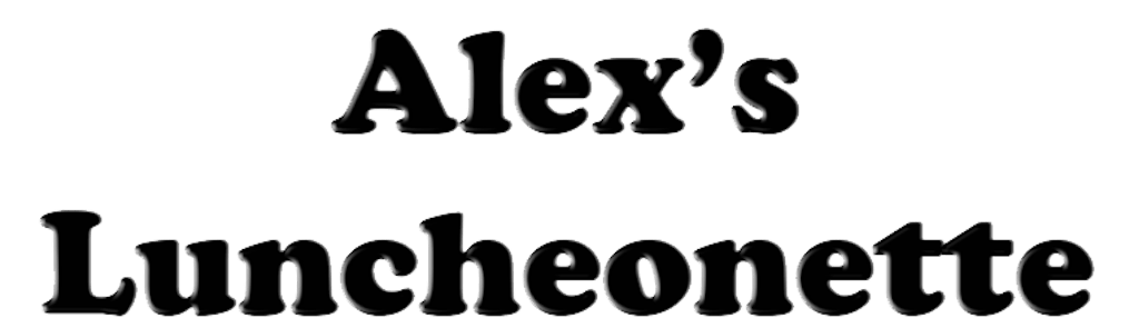 Alex's Luncheonette Logo