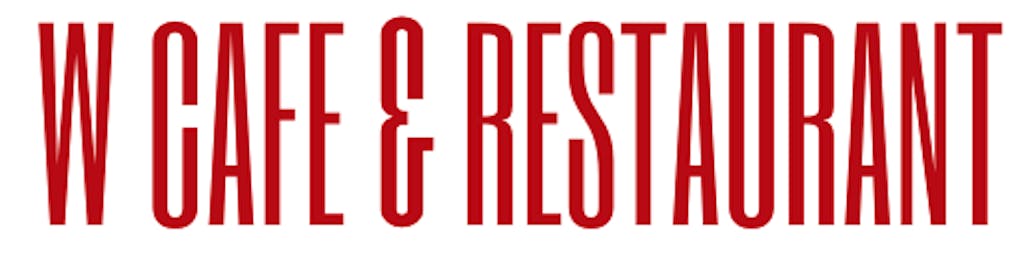 W Cafe & Restaurant Logo
