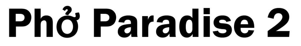 Pho Paradise 2  Logo