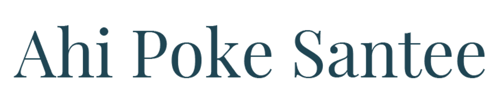 Ahi Poke Santee Logo