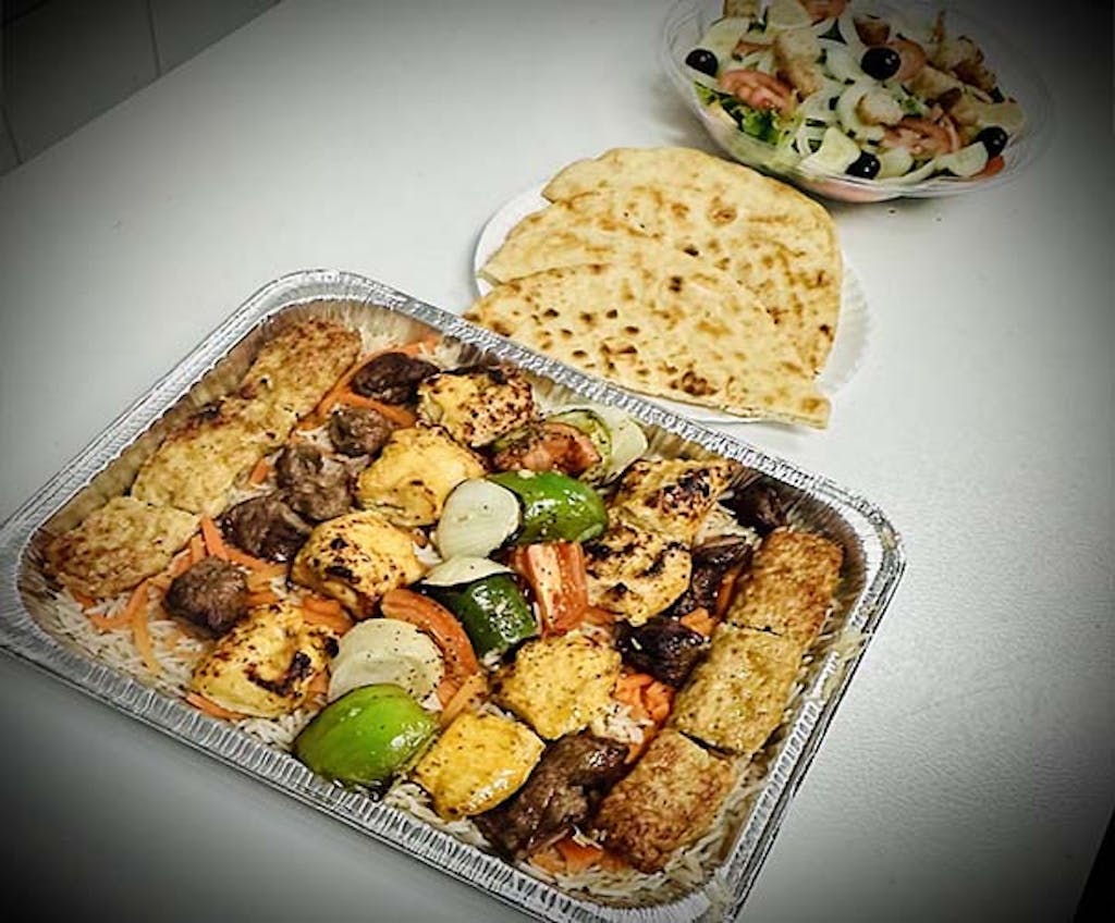 Home Jersey Kabob Platter & Grill