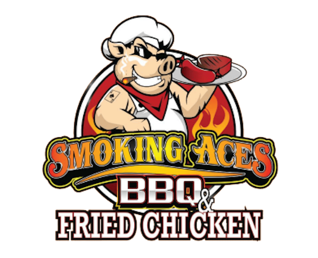 Smoking Aces BBQ and Fried Chicken Logo