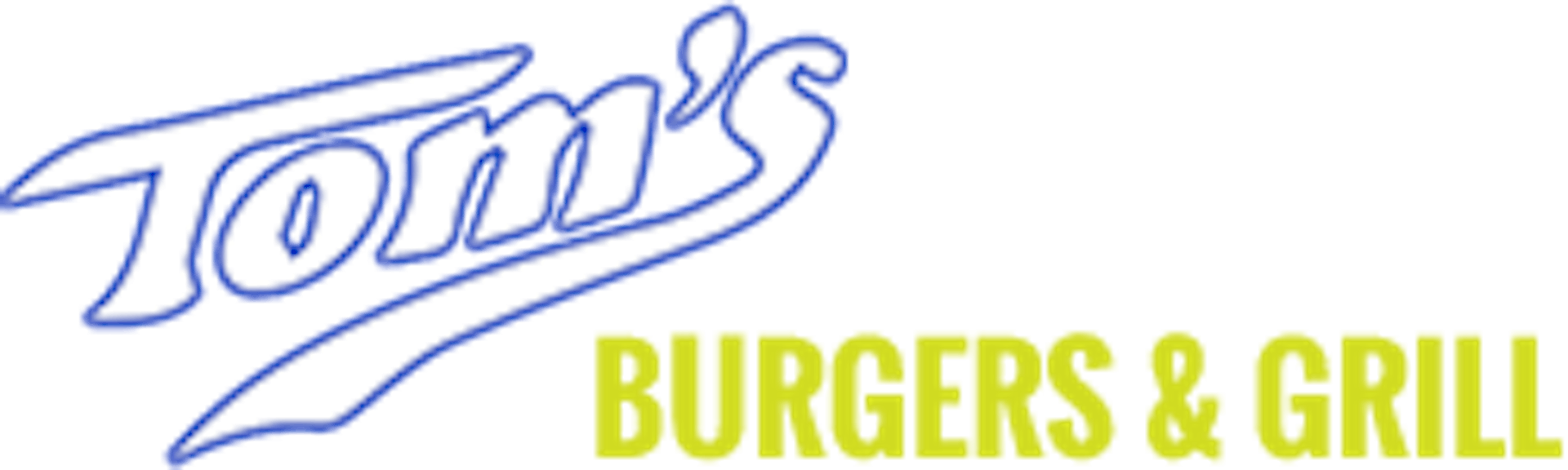 Tom’s Burgers & Grill restaurant logo - View nutrition facts, calories, and macros for menu items at 1530 N Cooper St, Arlington, TX 76011, United States